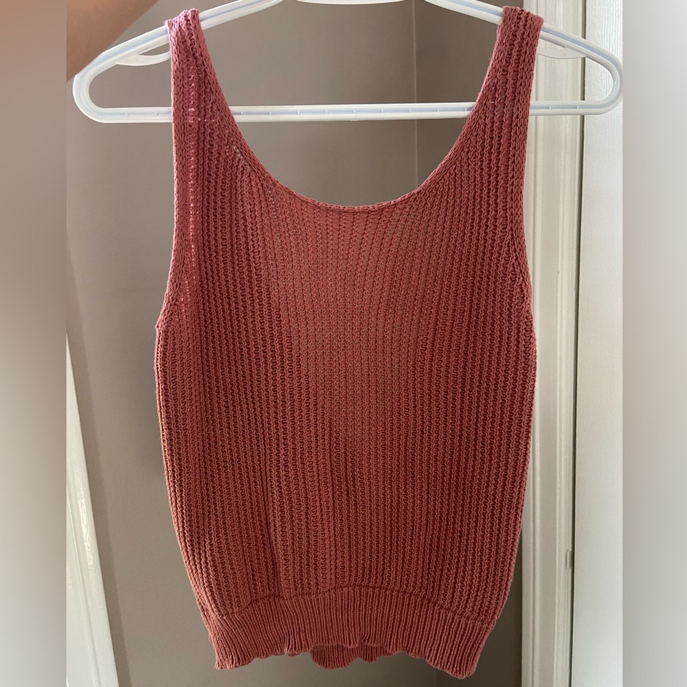 Open Back Knit Tank - Picture 4 of 5